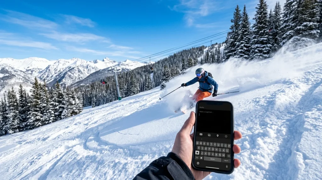 ski captions for instagram