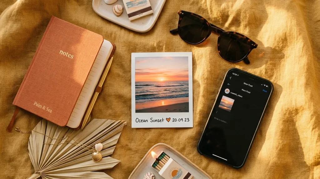 sunset short captions for instagram